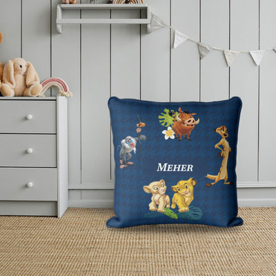 Baby Jungle King Cushion Cover