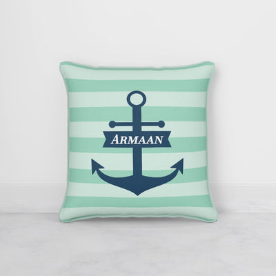 Nautical Anchor Cushion Cover