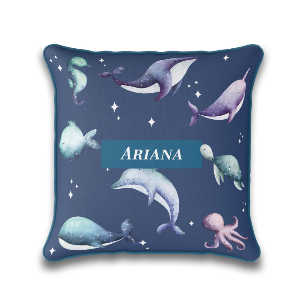 Midnight Ocean Cushion Cover (kids)