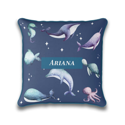 Midnight Ocean Cushion Cover