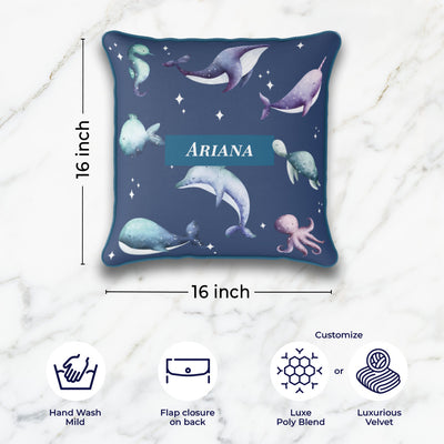 Midnight Ocean Cushion Cover