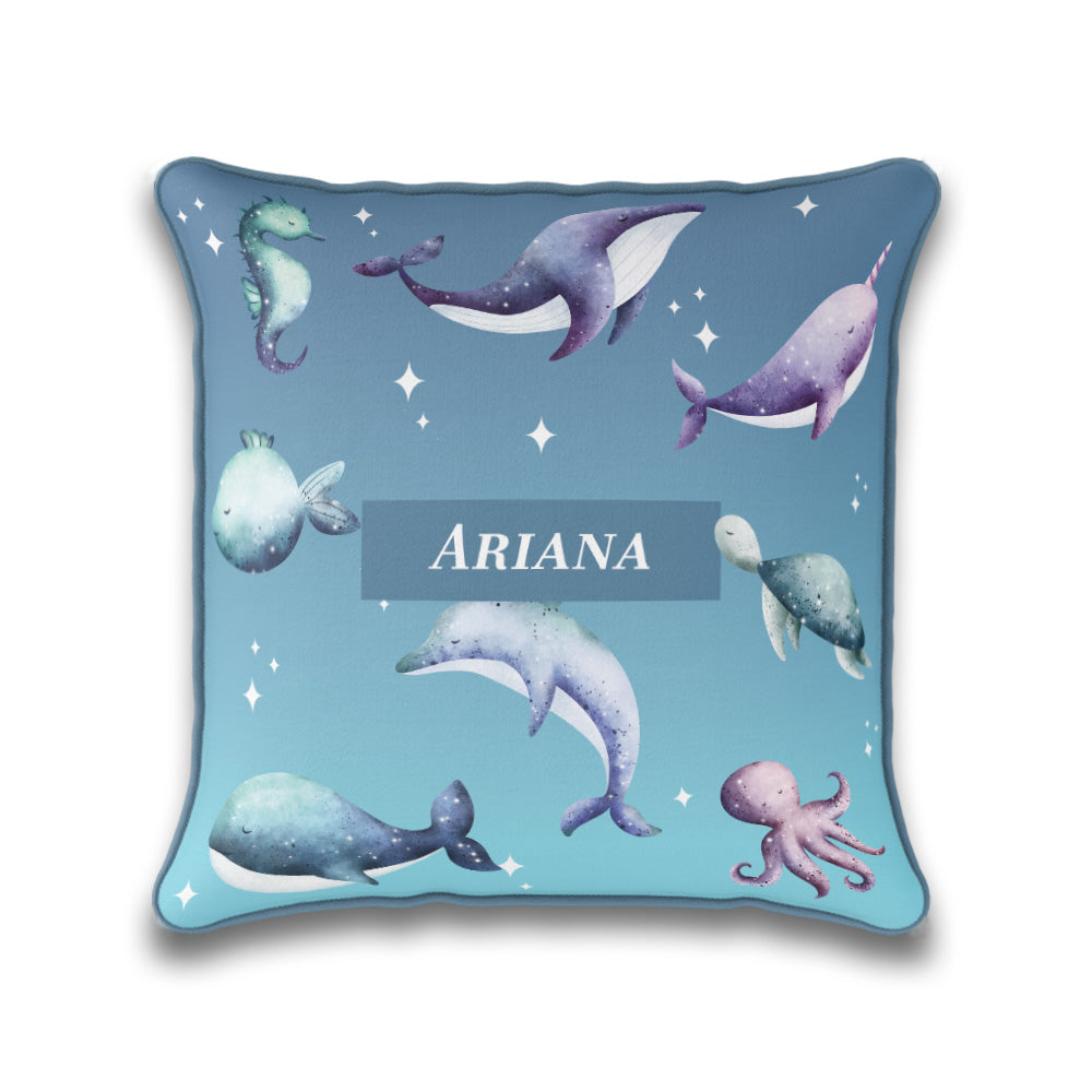 Midnight Ocean Cushion Cover (kids)