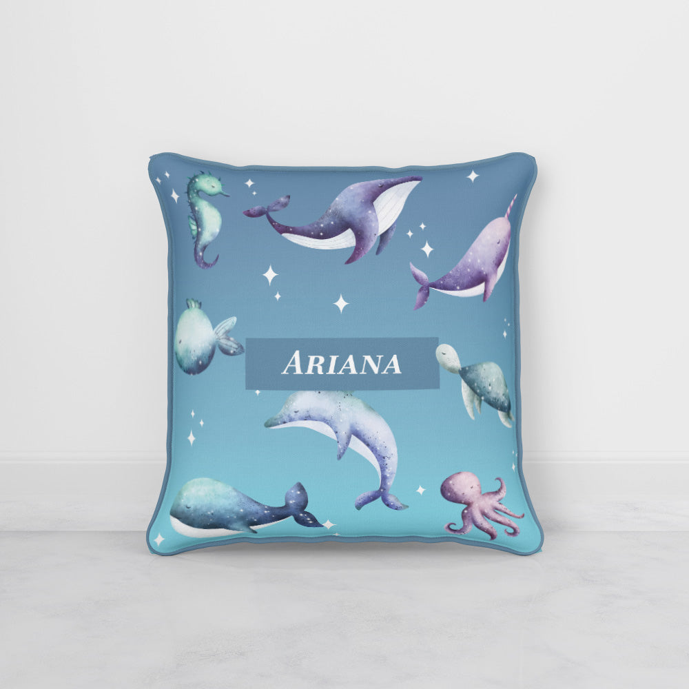 Midnight Ocean Cushion Cover (kids)