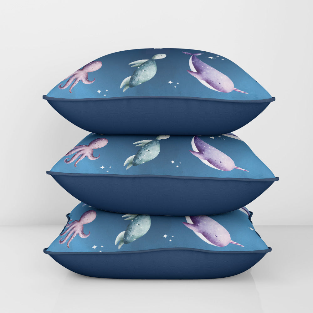 Midnight Ocean Cushion Cover (kids)