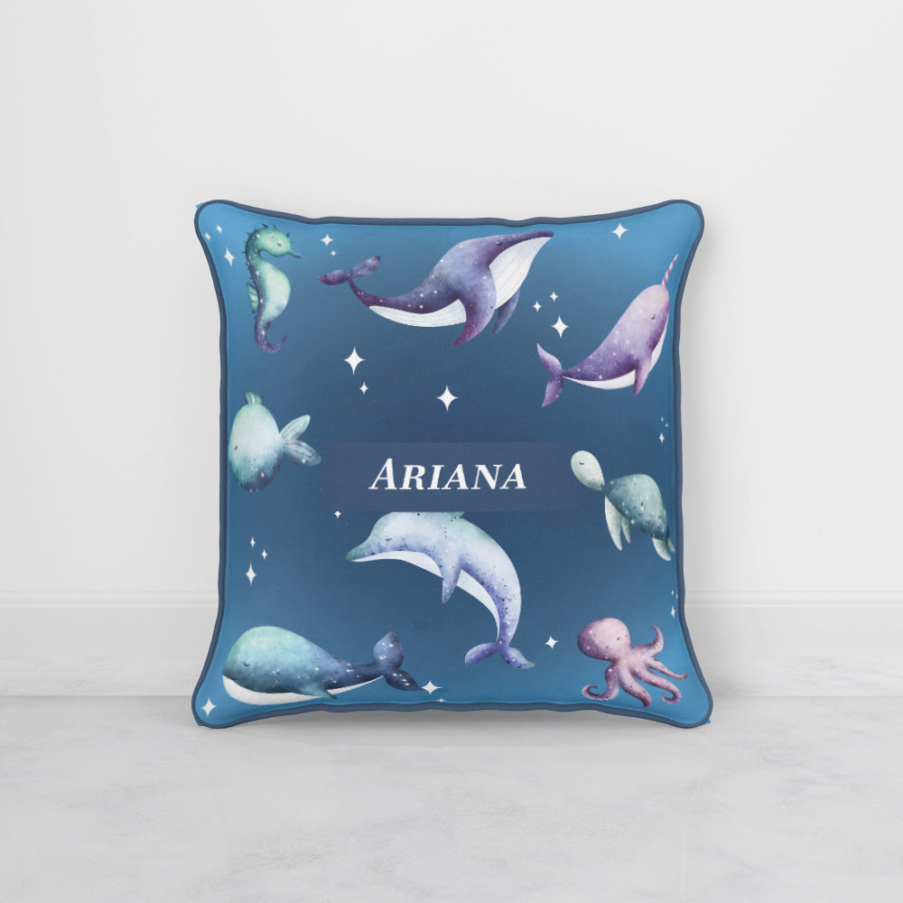 Midnight Ocean Cushion Cover (kids)