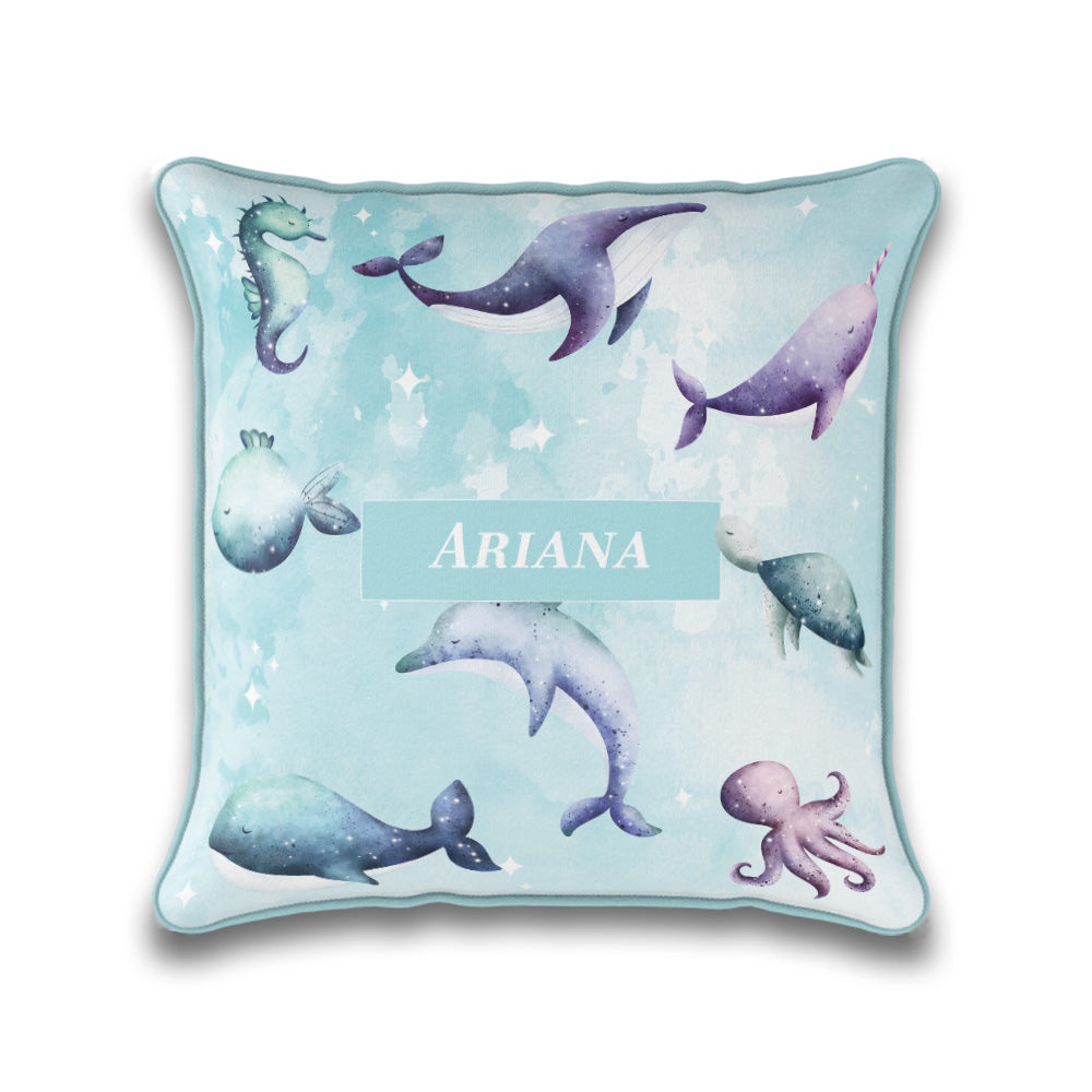 Midnight Ocean Cushion Cover (kids)