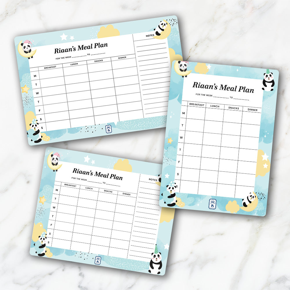 Lil Forest Friends Kids Meal Planner