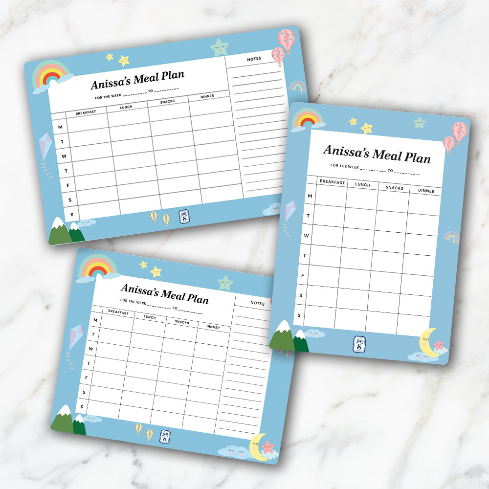 Rainbow Magic Kids Meal Planner