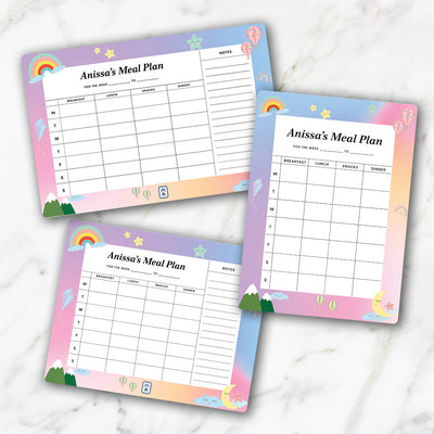 Rainbow Magic Meal Planner