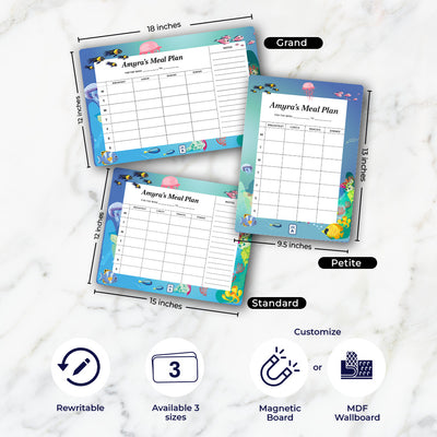 Ocean Bed Meal Planner