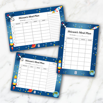Space Satellites Meal Planner