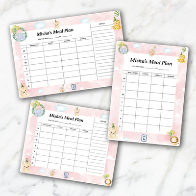 Safari Soiree Meal Planner