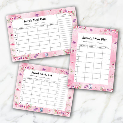 Floral Fiesta Meal Planner