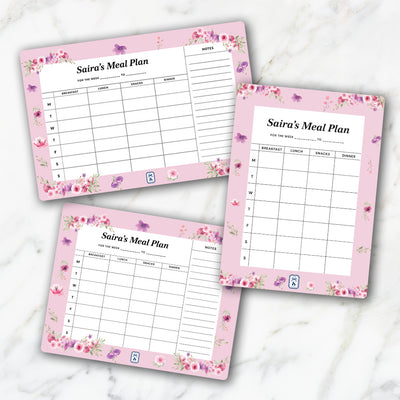 Floral Fiesta Meal Planner