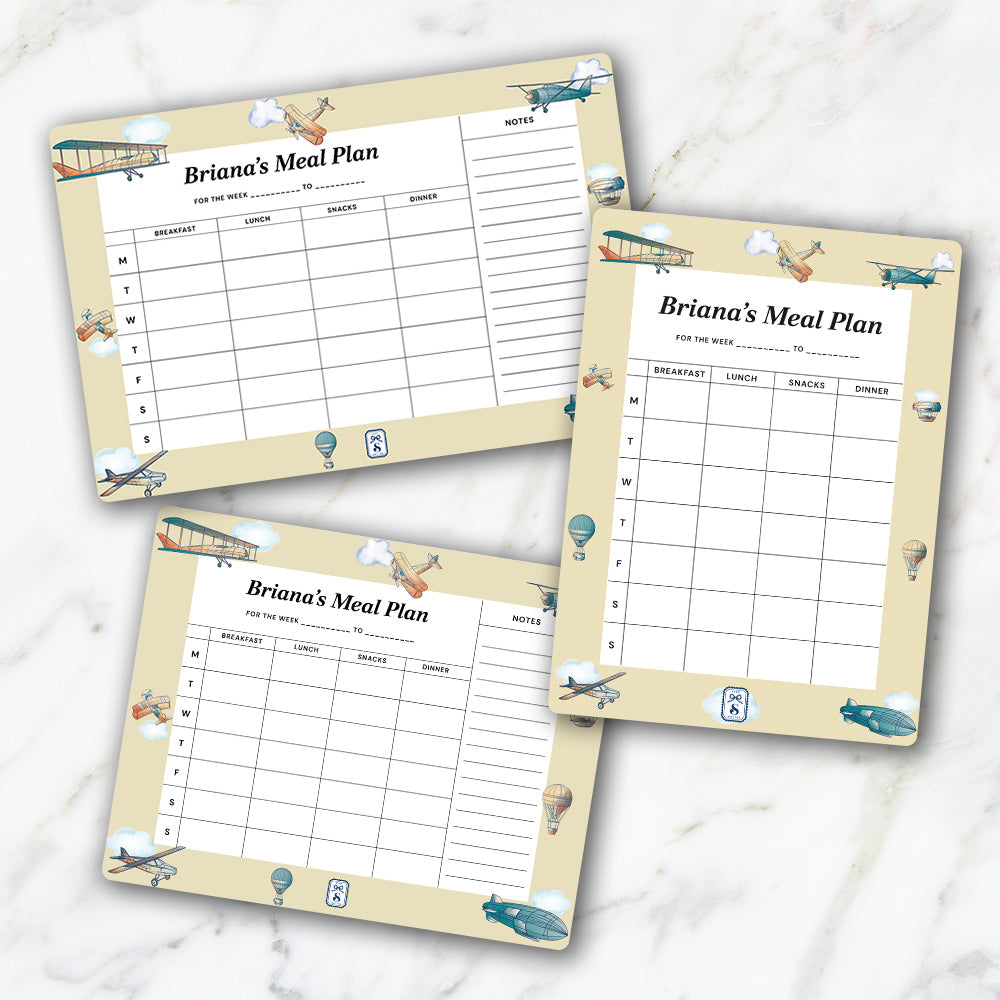 Transport Kids Meal Planner