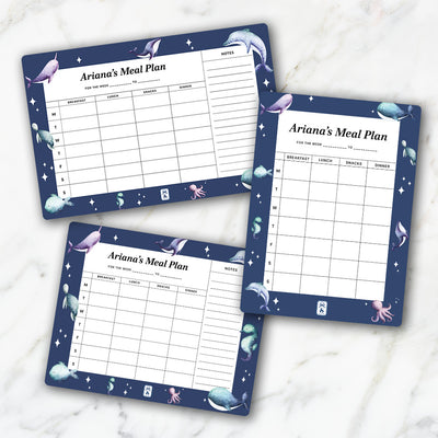 Midnight Ocean Meal Planner
