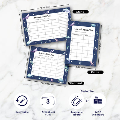 Midnight Ocean Meal Planner