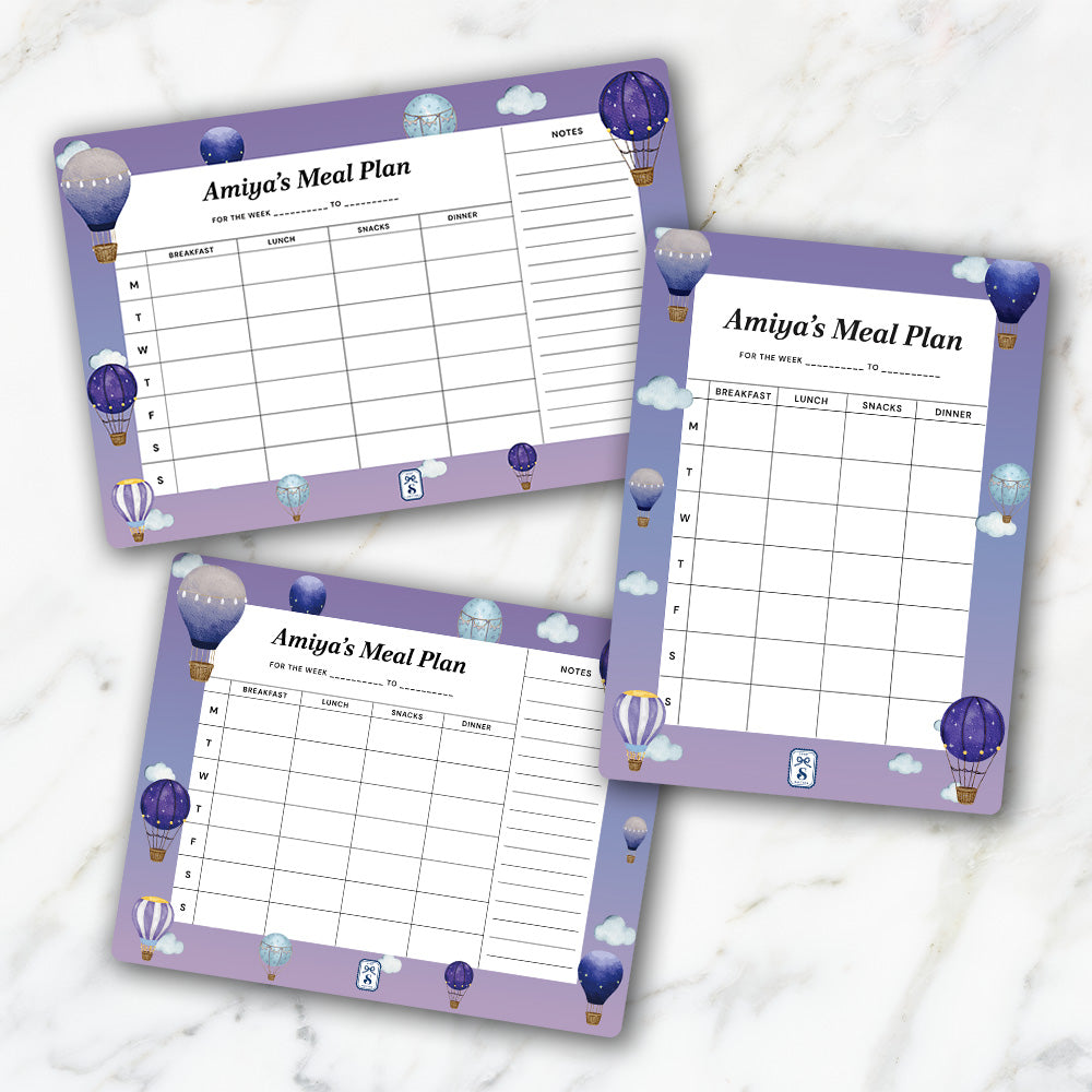 Night Flight Kids Meal Planner