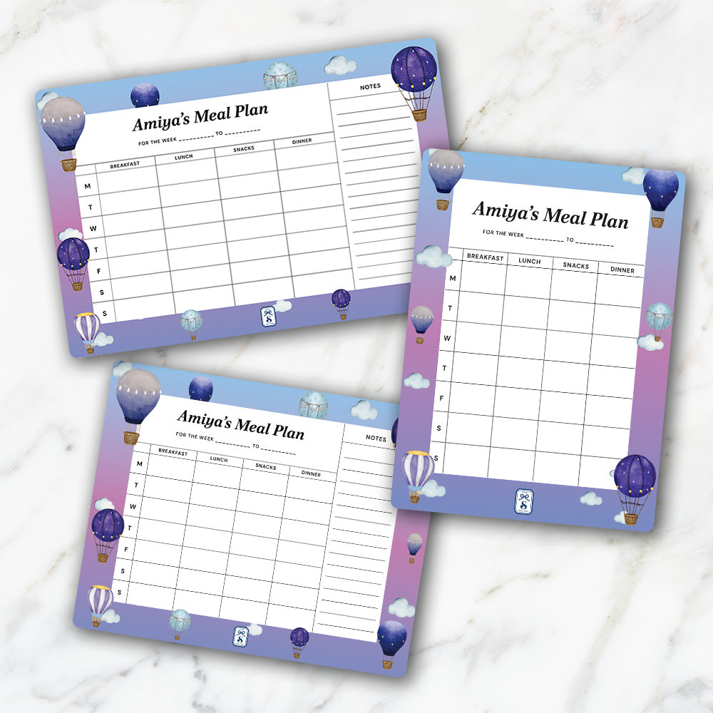 Night Flight Kids Meal Planner