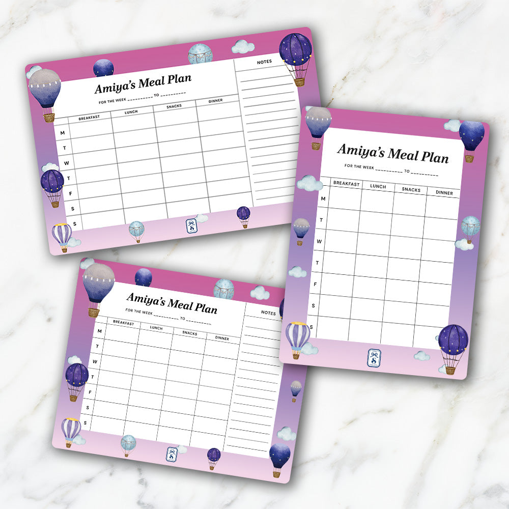 Night Flight Kids Meal Planner