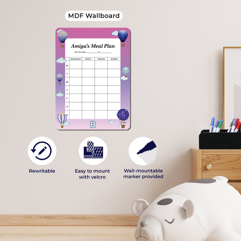 Night Flight Kids Meal Planner