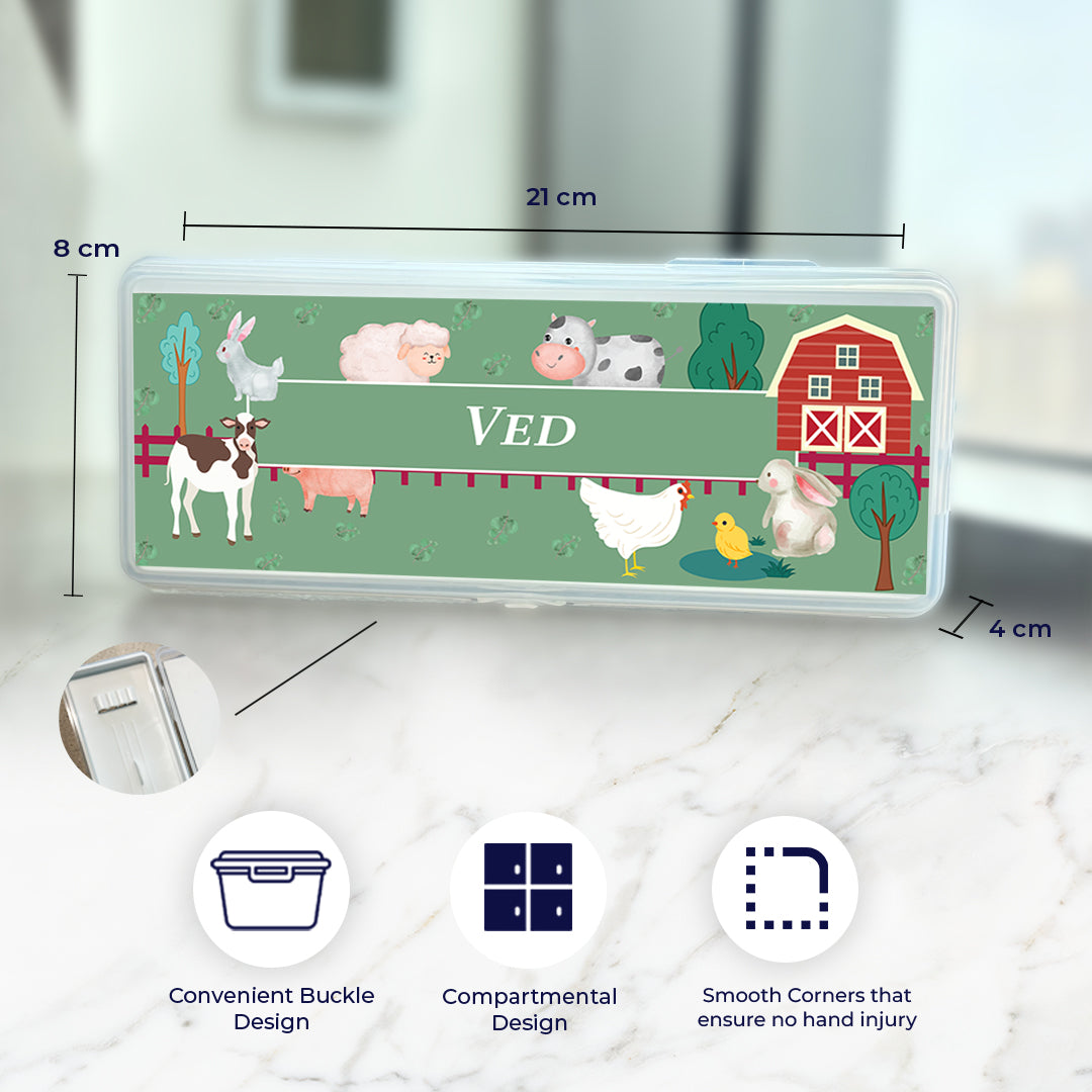 Farm Friends Kids Pencil Box