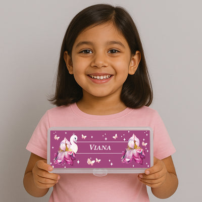 Butterfly Swan Blossom Pencil Box
