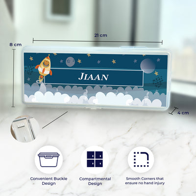 Rocket Bear Pencil Box