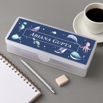 Midnight Ocean Pencil Box