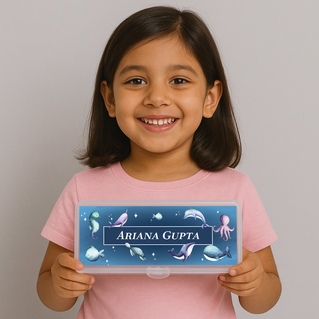 Midnight Ocean Kids Pencil Box