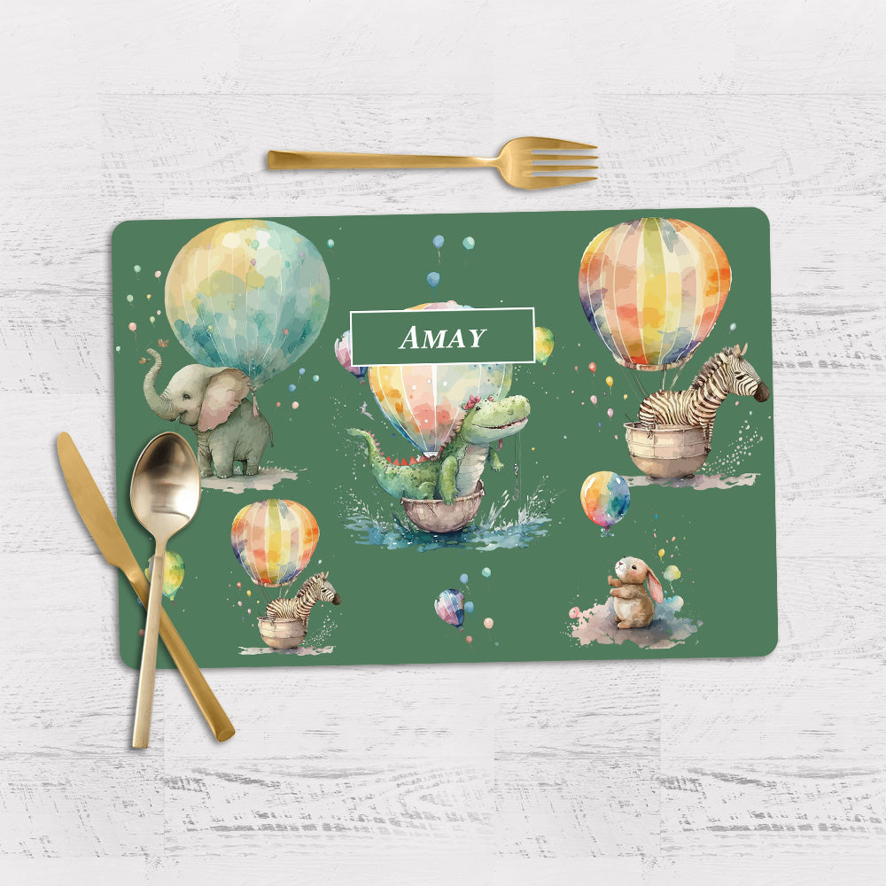 Balloon Safari Placemat - Set of 2