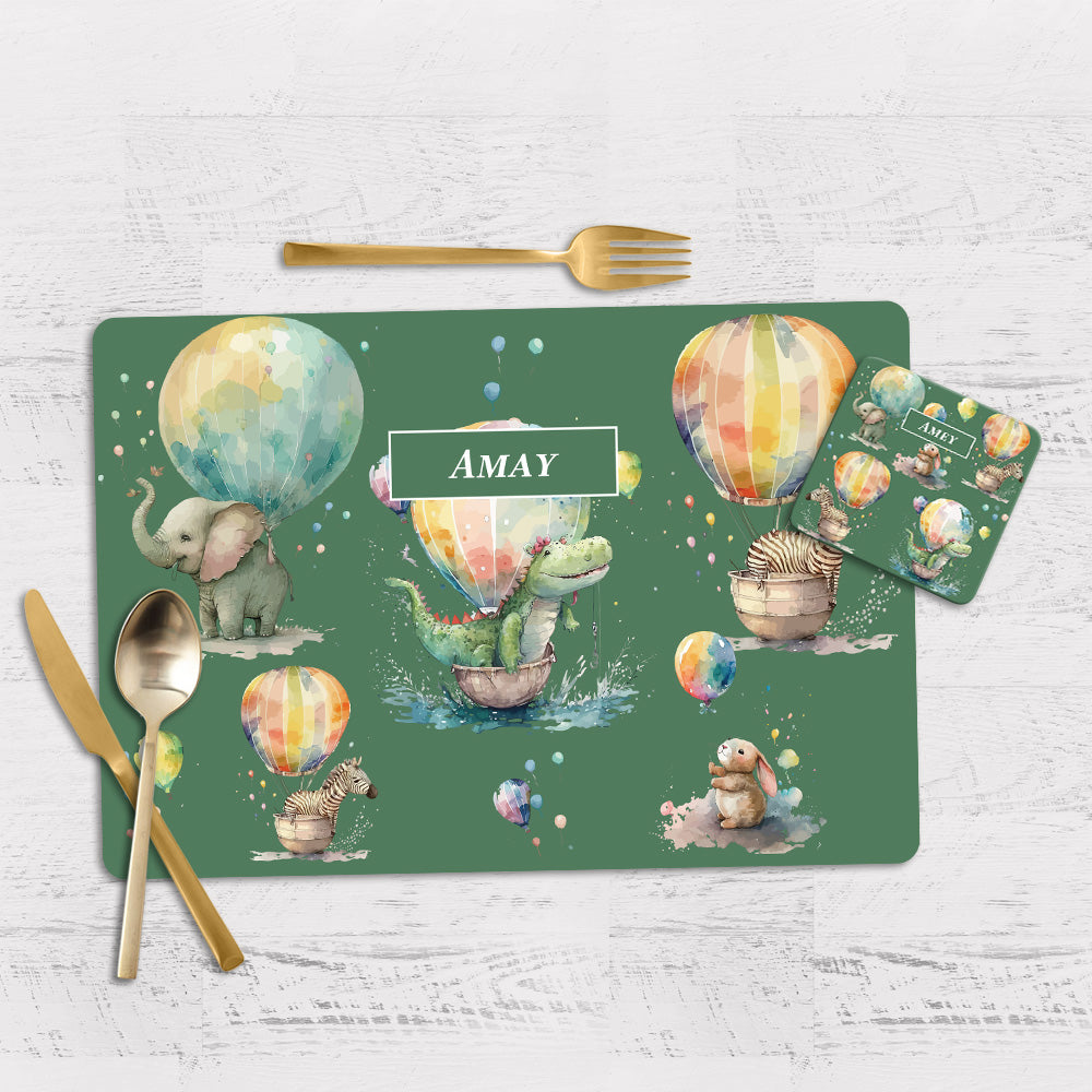 Balloon Safari Placemat - Set of 2