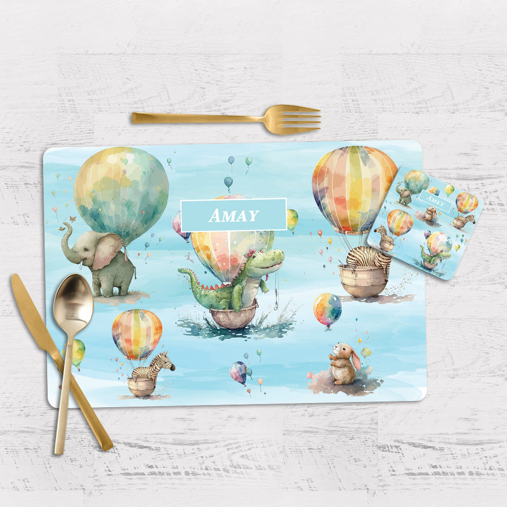 Balloon Safari Placemat - Set of 2