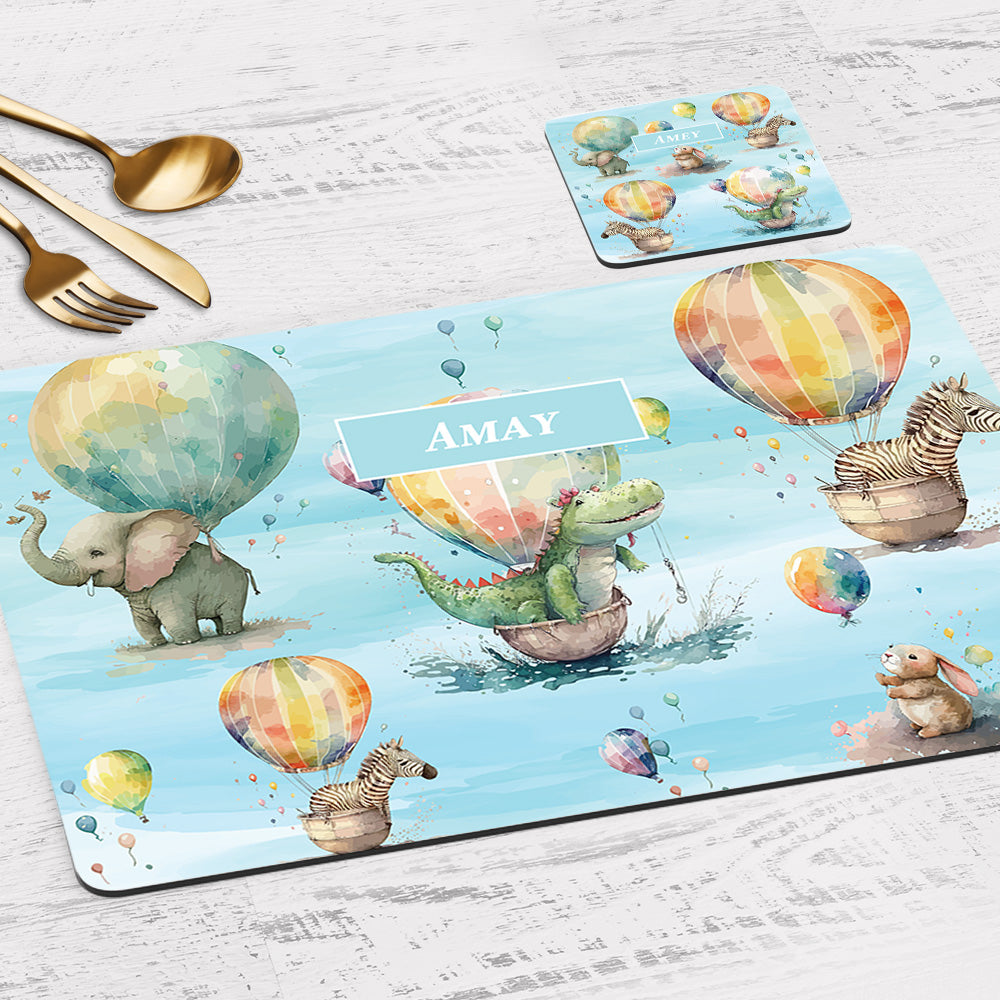 Balloon Safari Placemat - Set of 2