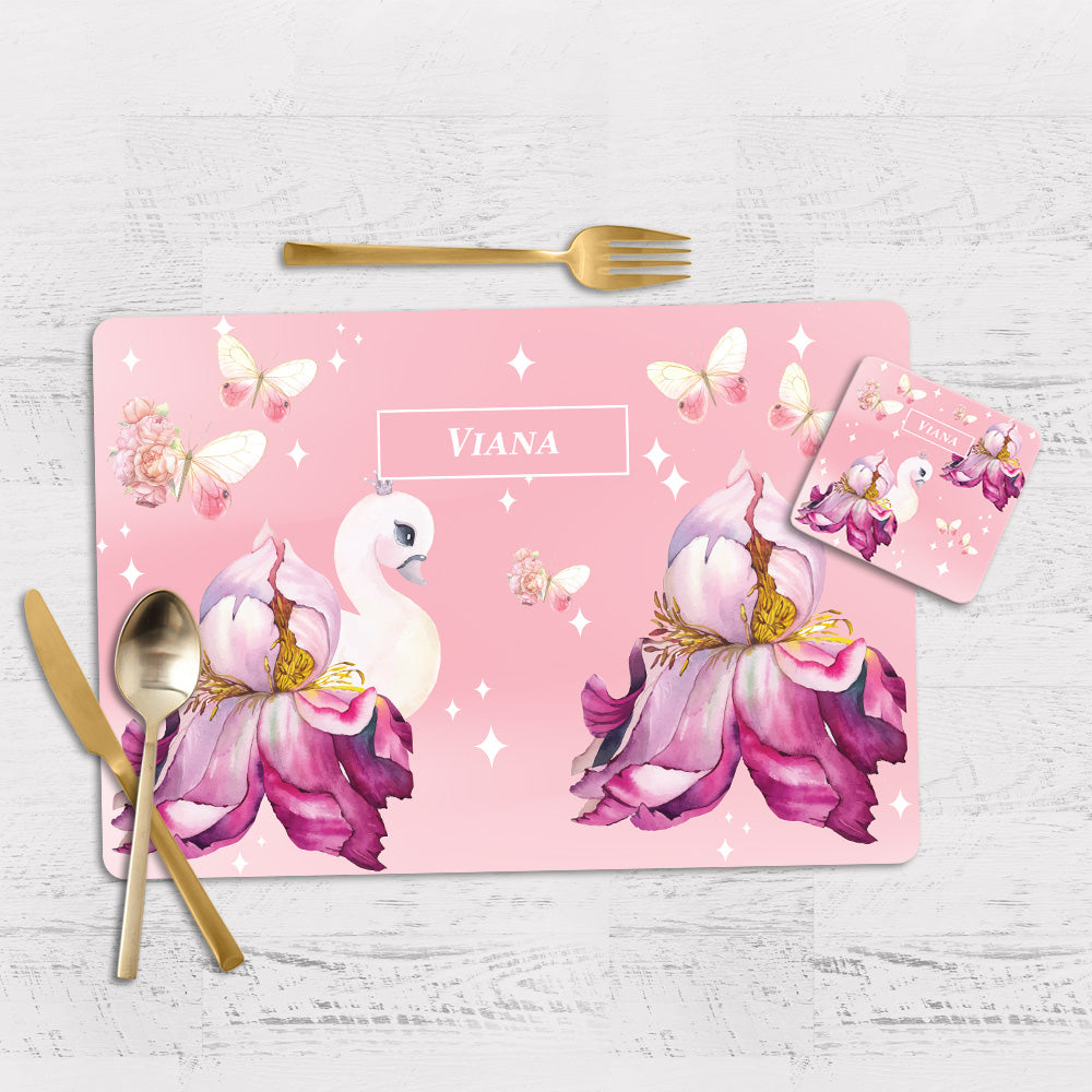 Butterfly Swan Blossom Placemat - Set of 2