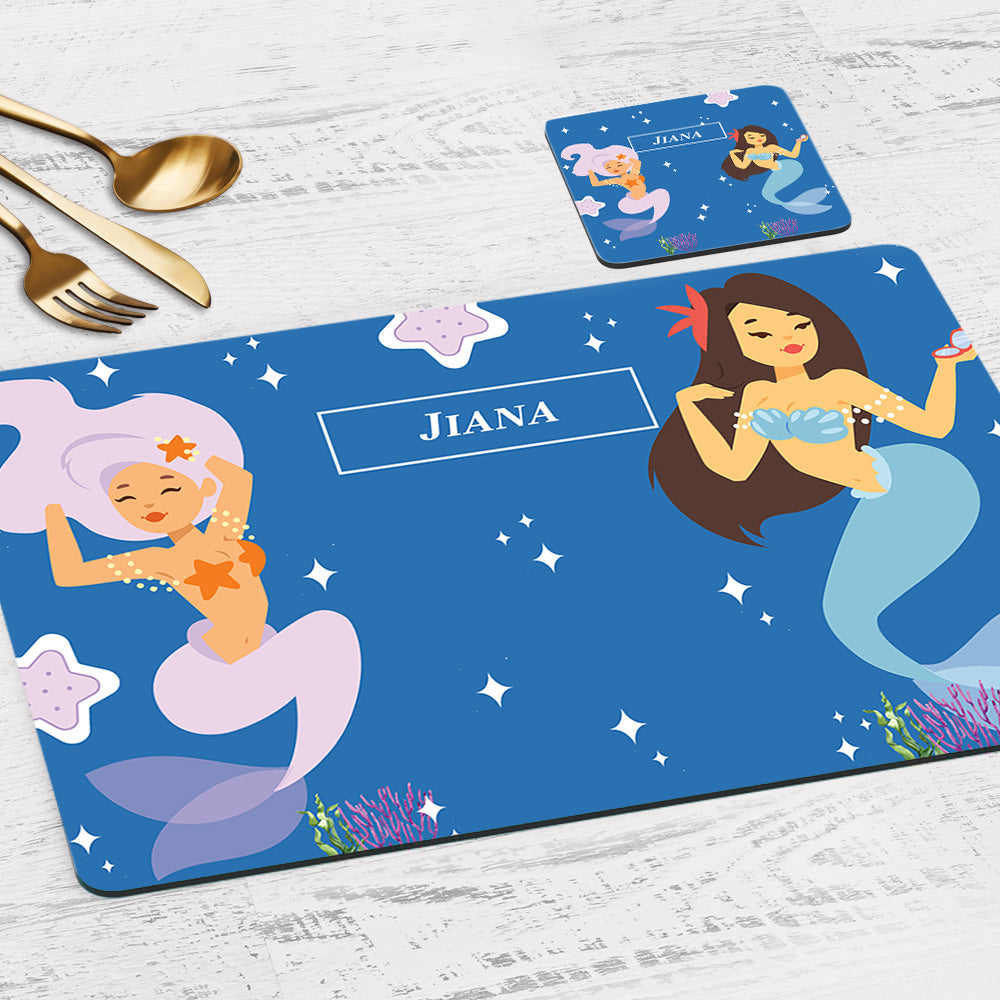 Sassy Mermaid Placemat - Set of 2