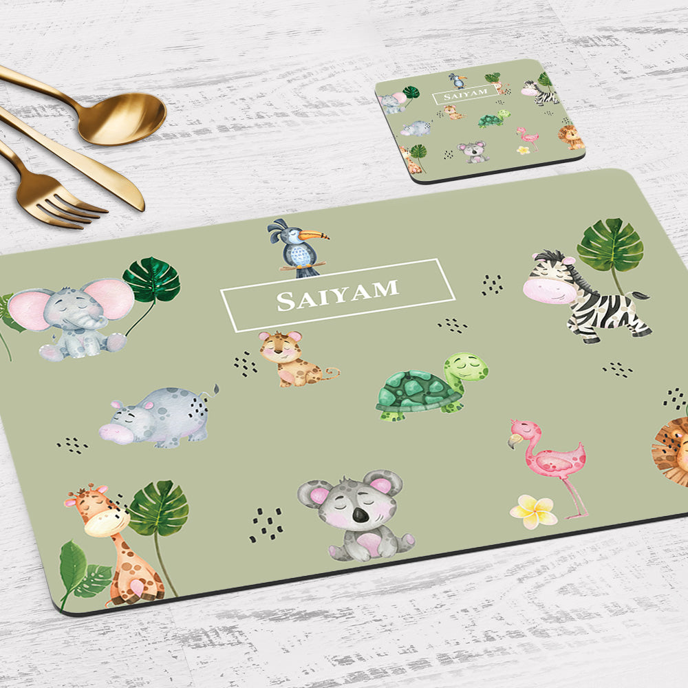 Jungle Friends Placemat - Set of 2