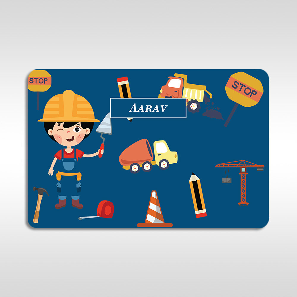 Little Builder Placemat - Set of 2