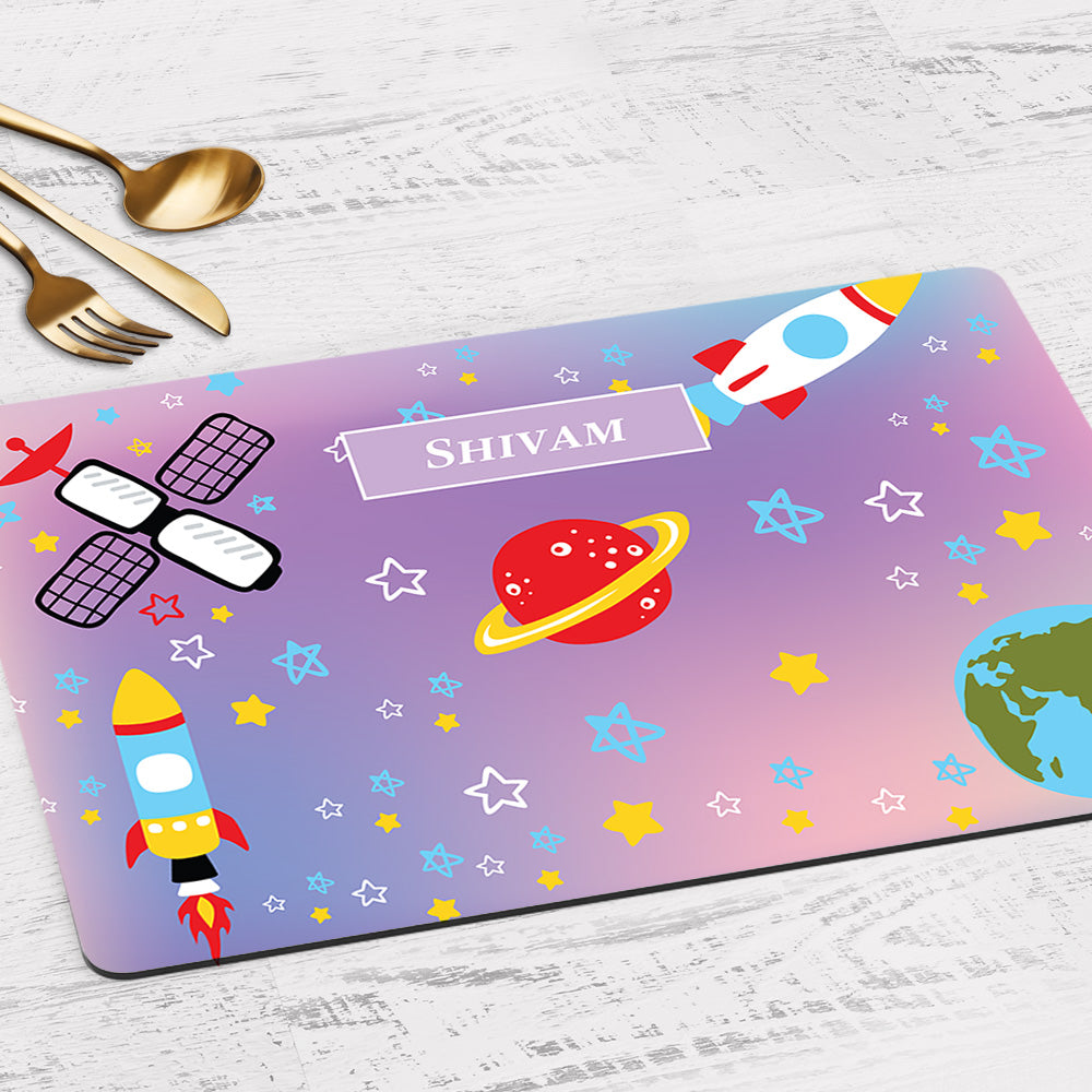 Space Satellites Placemat (kids)