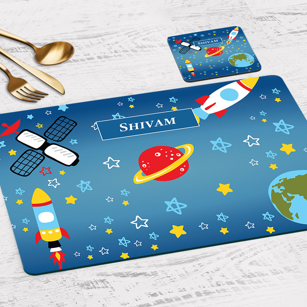 Space Satellites Placemat - Set of 2