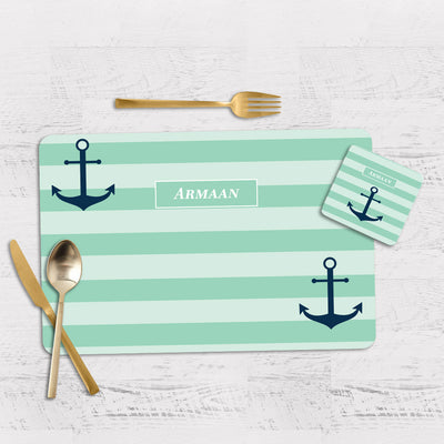 Nautical Anchor Placemat - Set of 2