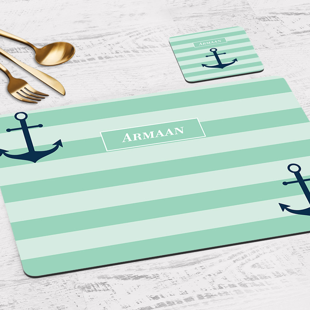 Nautical Anchor Placemat - Set of 2