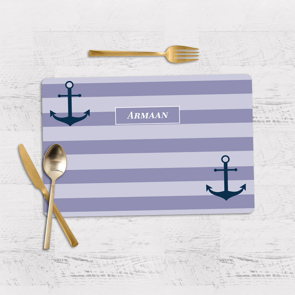 Nautical Anchor Placemat - Set of 2