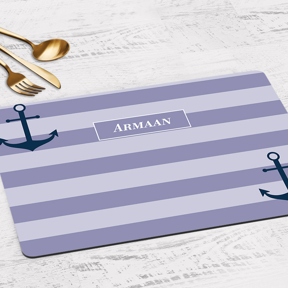 Nautical Anchor Placemat - Set of 2
