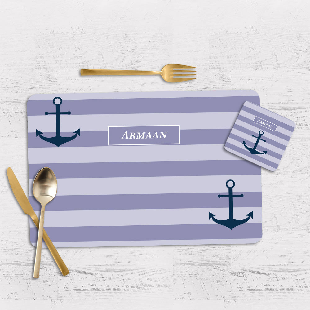 Nautical Anchor Placemat - Set of 2