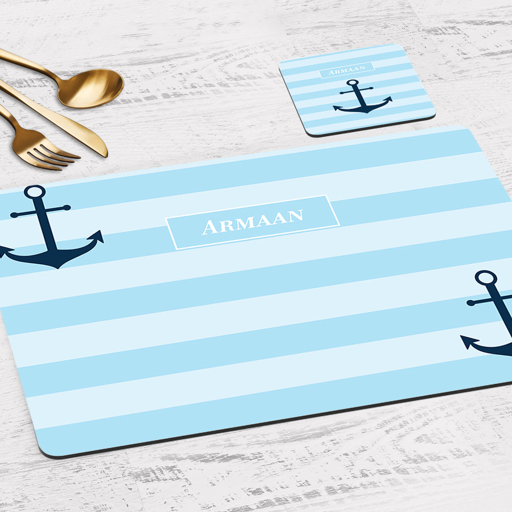 Nautical Anchor Placemat - Set of 2