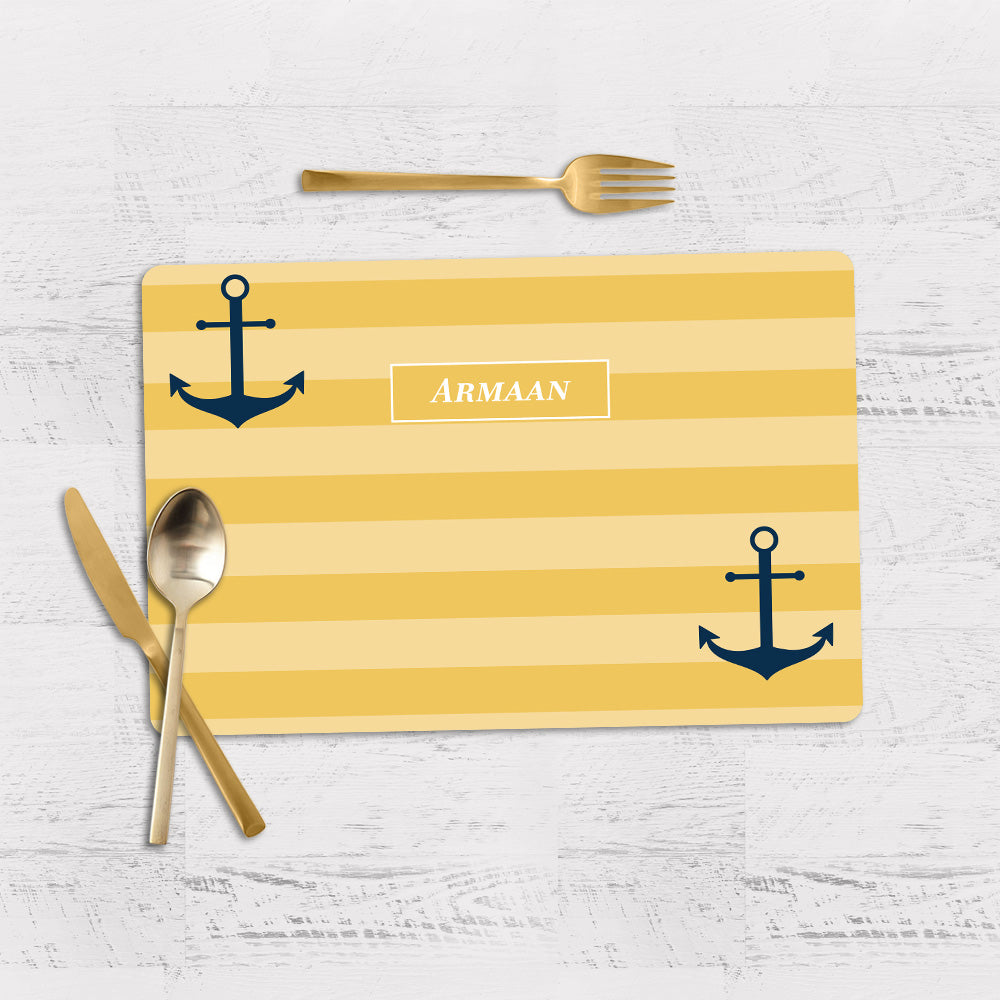 Nautical Anchor Placemat - Set of 2