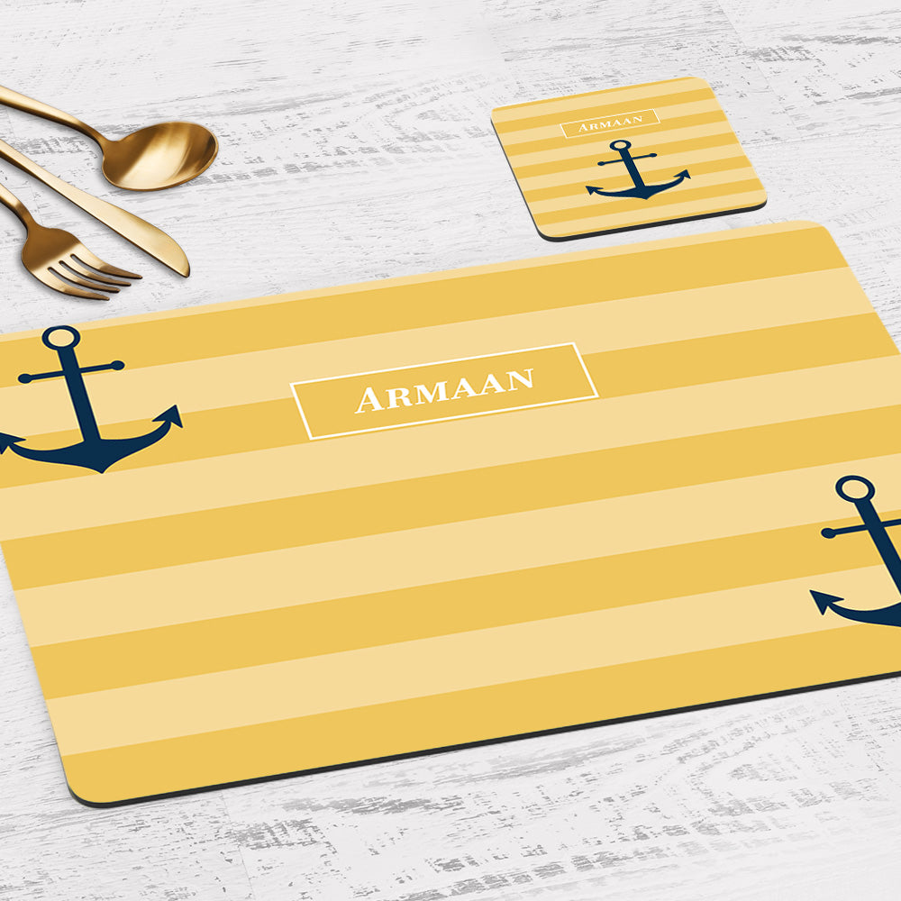 Nautical Anchor Placemat - Set of 2