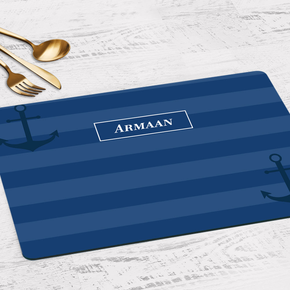 Nautical Anchor Placemat - Set of 2