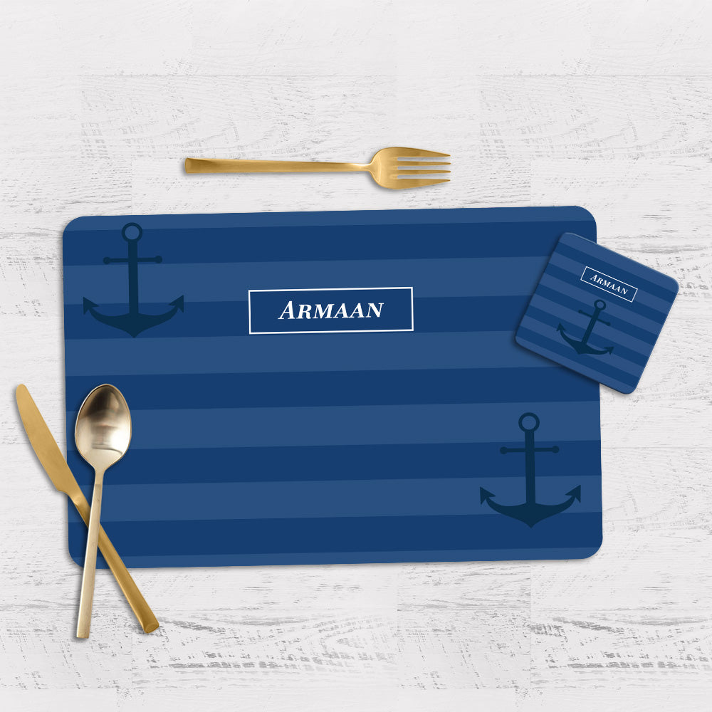 Nautical Anchor Placemat - Set of 2